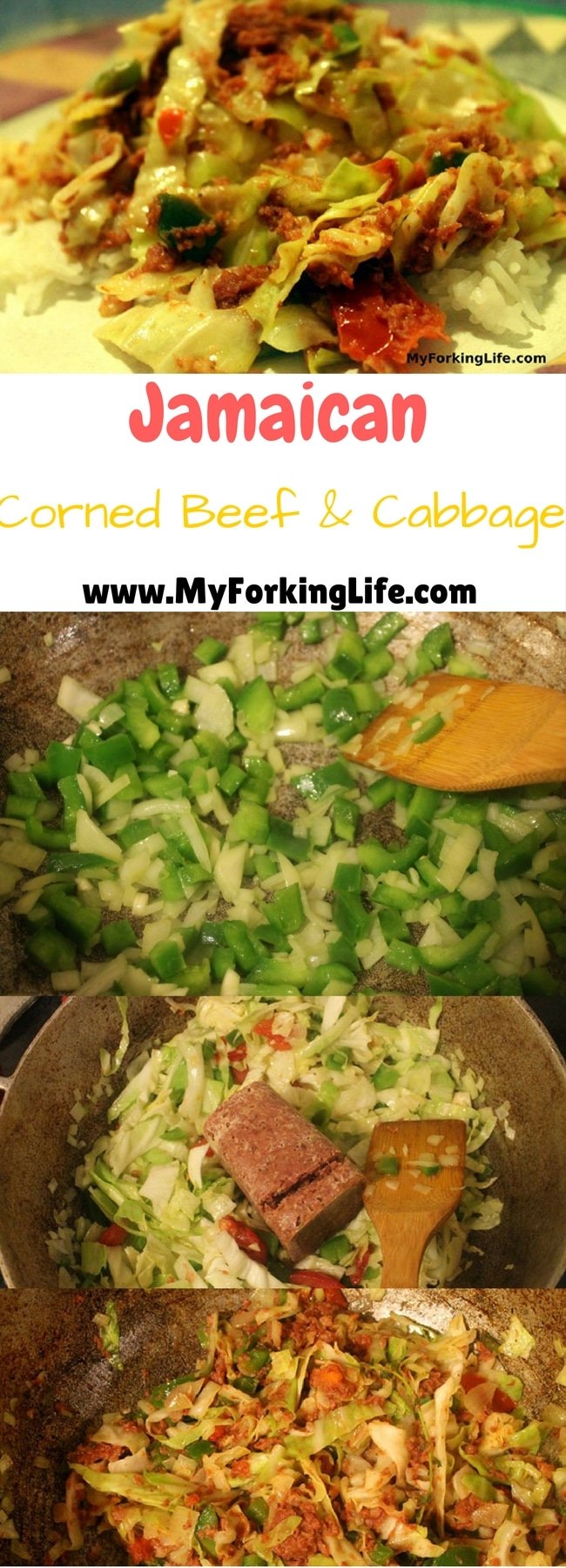 Pinterest image for corned beef and cabbage