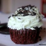 Mint oreo cupcakes for two from www.myforkinglife.com