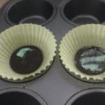 cupcake liners with oreo cookies in them