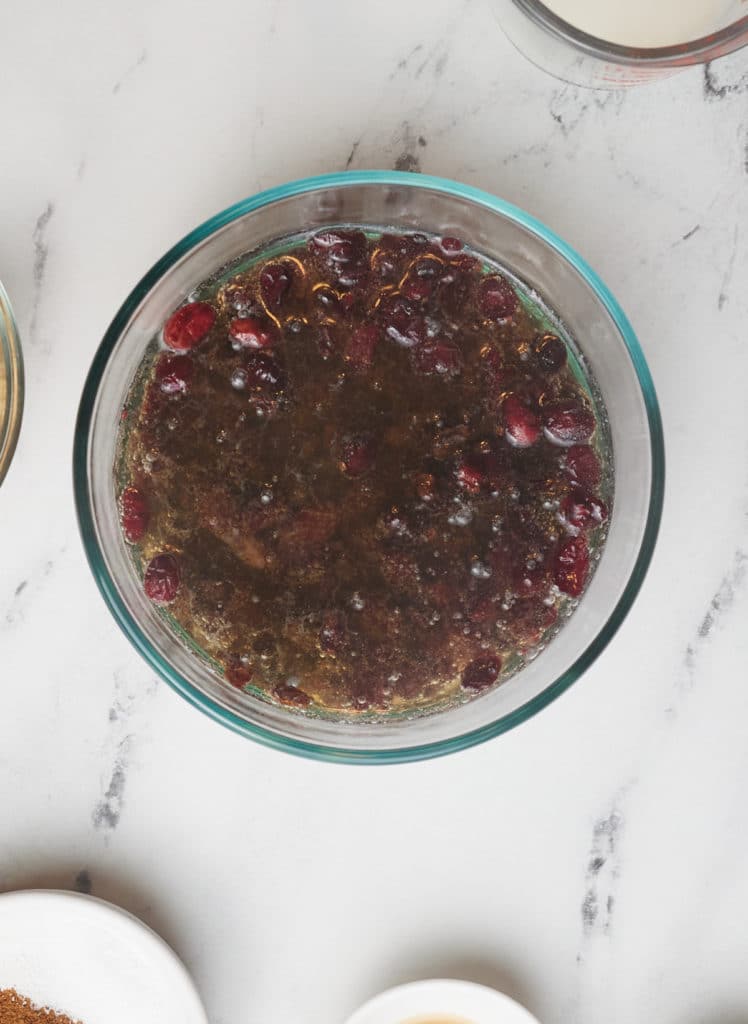 dried fruits soaking in beer