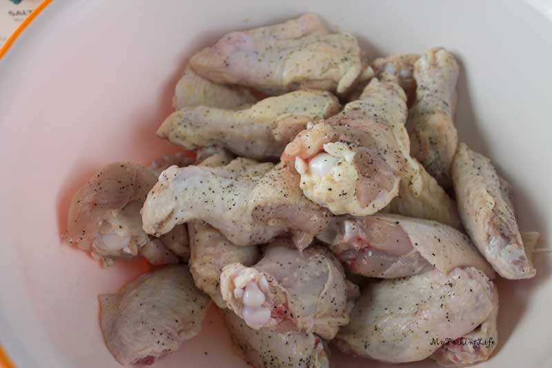 peppered chicken in bowl