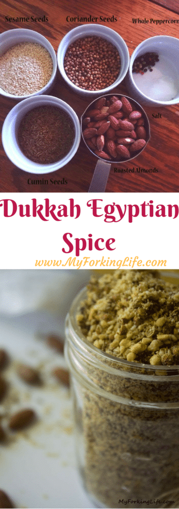 Dukkah Egyptian Spice Mix. Perfect spice mix for Poultry, Meats, and Vegetables. dukkah spice. 