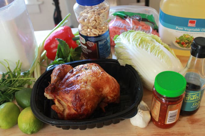 ingredients for vietnamese chicken salad