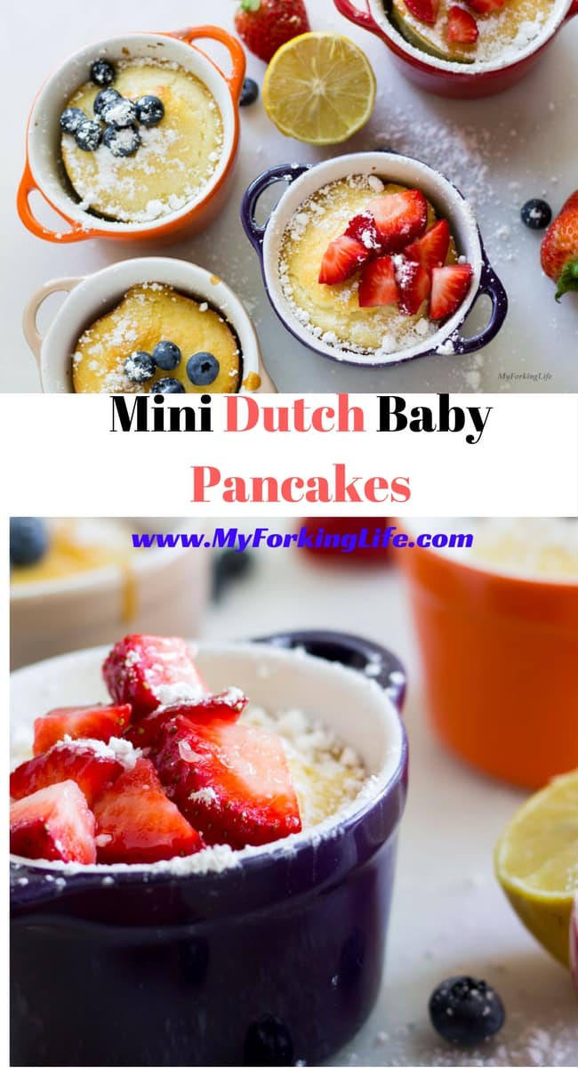 Mini Dutch Baby Pancakes Recipe - My Forking Life