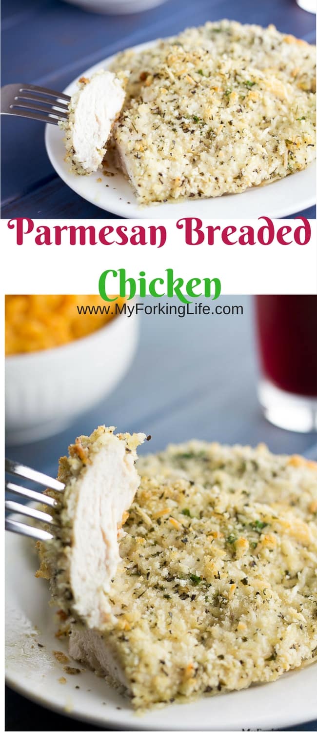 Parmesan Breadcrumb Chicken Recipe My Forking Life
