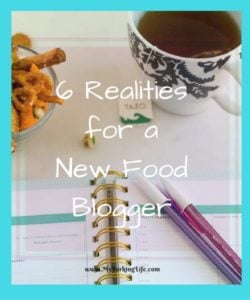 6 realities for a new food blogger. My experience as a new food blogger.