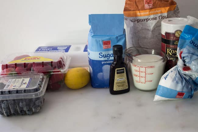 ingredients for mini dutch pancake