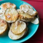 Scalloped potatoes with blue cheese. potatoes au gratin