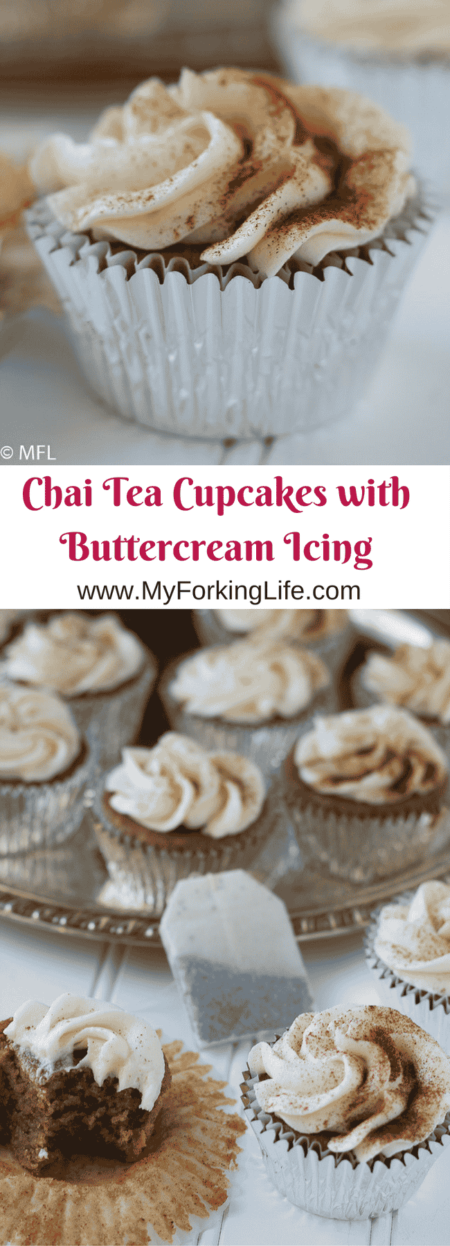 Chai Tea Cupcakes with Buttercream Icing My Forking Life