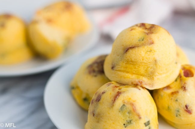 Cheesy Sous Vide Egg Bites (Better than Starbucks!) - Fit Foodie Finds