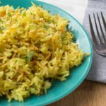 This Copycat Rice a Roni recipe is even better than the boxed version. Make it in the Instant Pot Pressure Cooker for a hands off quick, easy, and healthy side dish. #dinner #quickdinnerrecipes #copycatrice #pressurecookerrice #myforkinglife #ricepilaf #instantpot #pressurecookersides #copycatrecipes #homemade