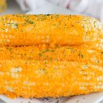 Try this Easy Cheddar and Sour Cream Corn on the Cob Seasoning. A delicous side dish for any summer bbq. #cornonthecobseasoning #sidedish #corn #summermeals #easymeals #summervegetables #myforkinglife #instantpot #instantpotsides