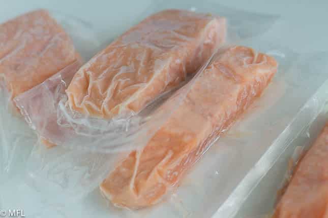 frozen salmom