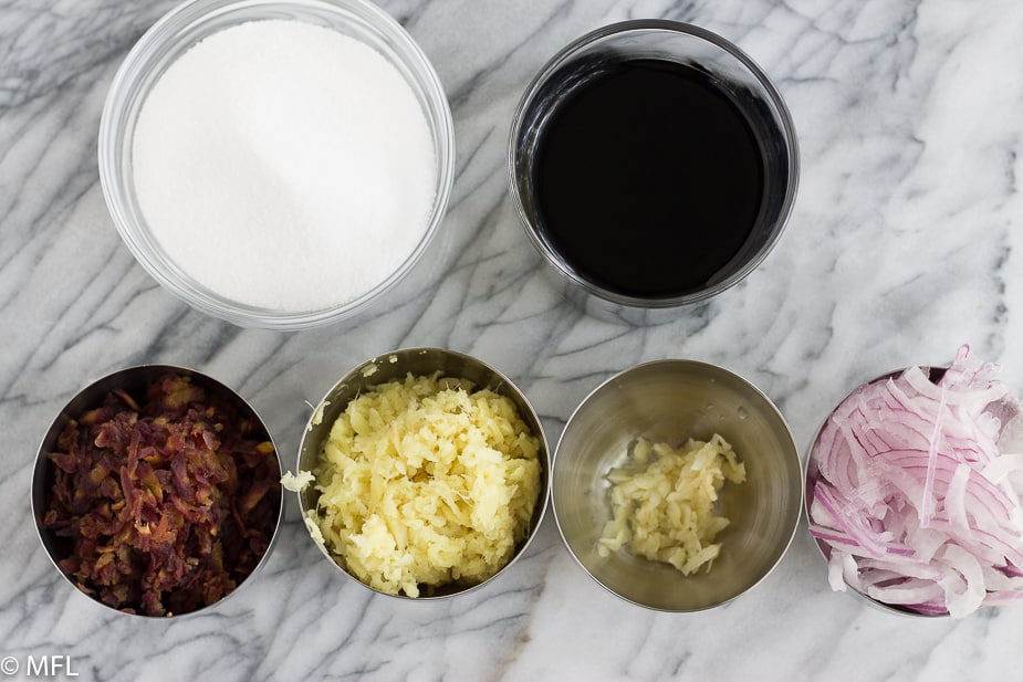 ingredients for recipe in cups