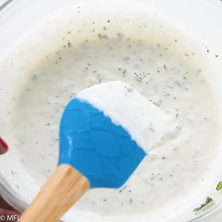 Instant pot chicken and rice white sauce in bowl