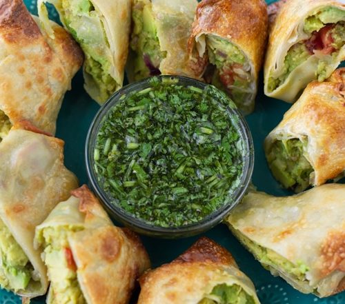 Healthier Recipe For Cheesecake Factory S Avocado Egg Rolls Air