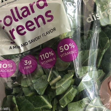 bag of collard greens