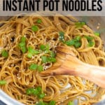 pin for instant pot garlic noodles