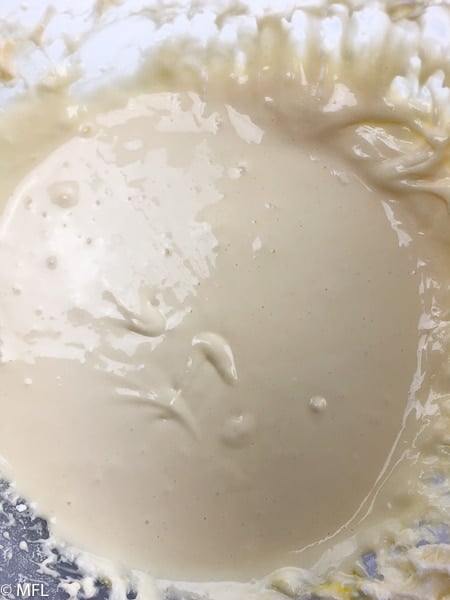 beaten cream cheese