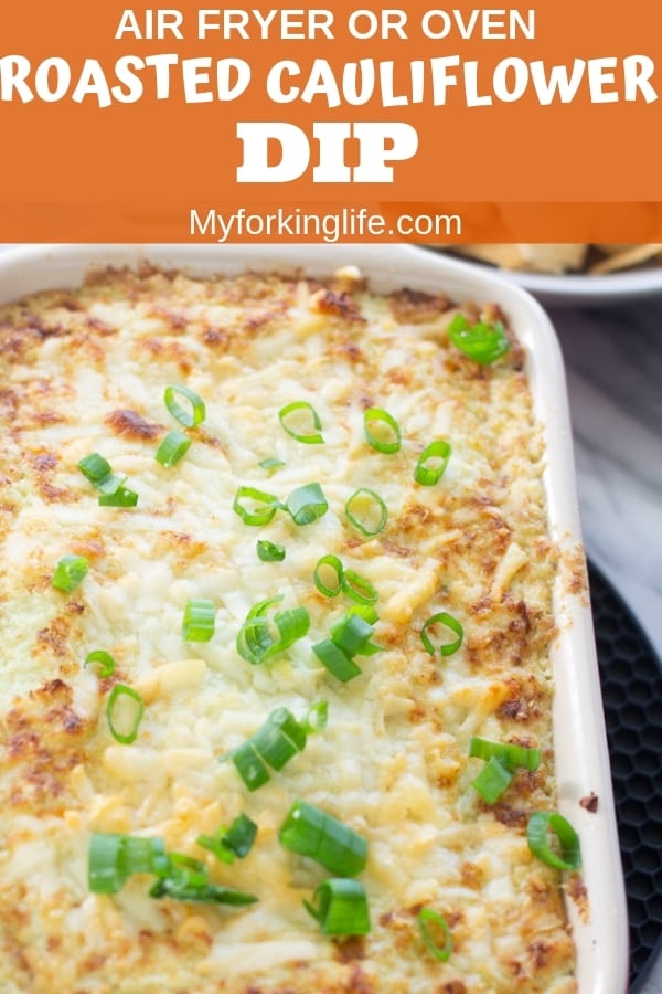 pin for roasted cauliflower dip