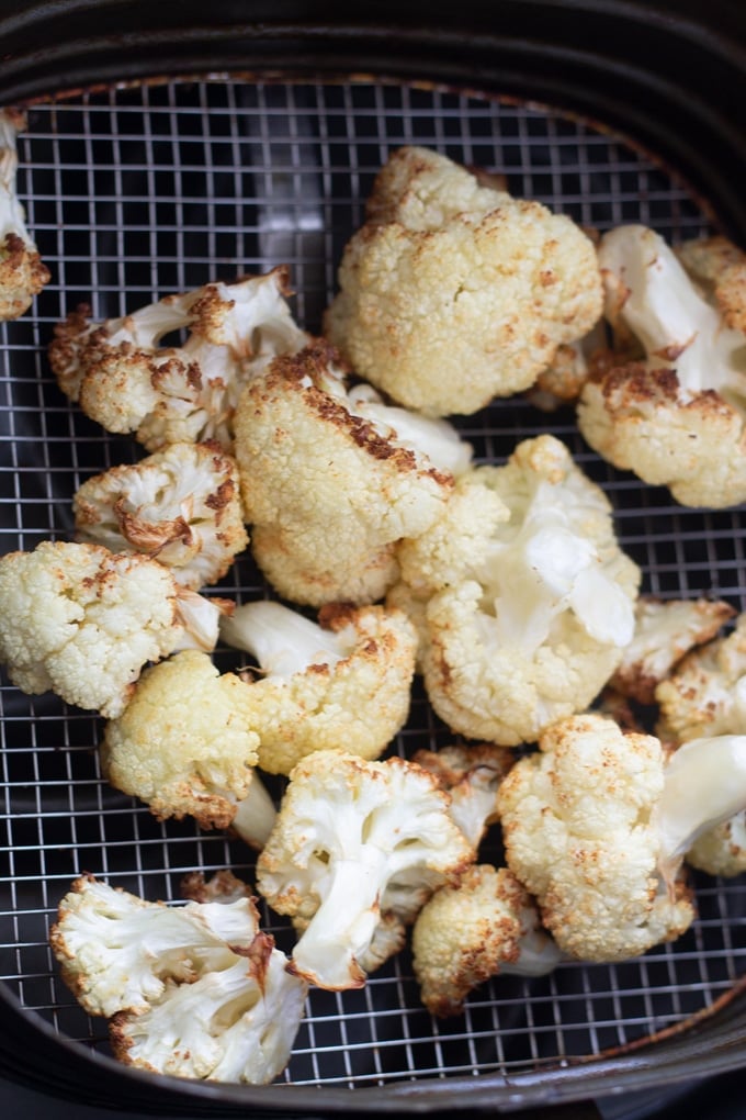 cauliflower after air frying