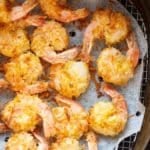 coconut shrimp in basket