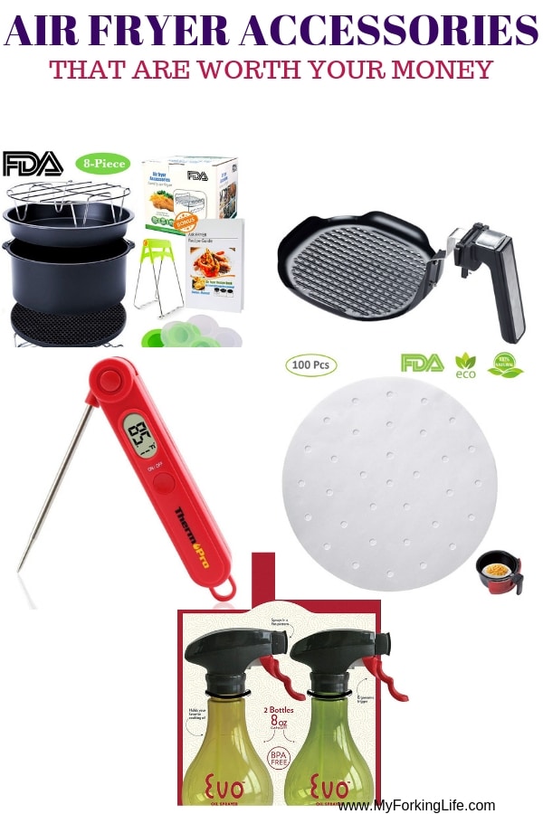 Air Fryer Rack, Guides, Liners and Cleaner Brush Accessories fits