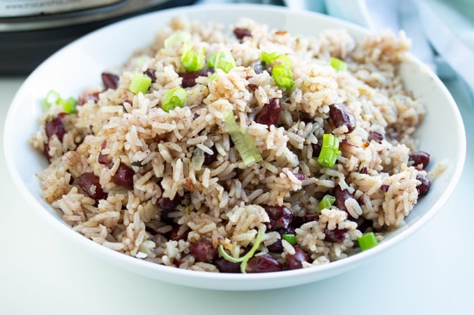 Jamaican Instant Pot Rice And Beans My Forking Life