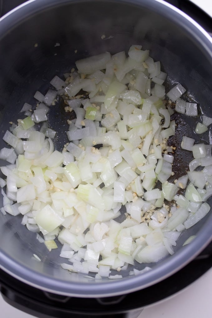 onions in the instant pot