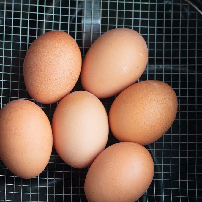 Easy Peel Air Fryer Hard Boiled Eggs My Forking Life