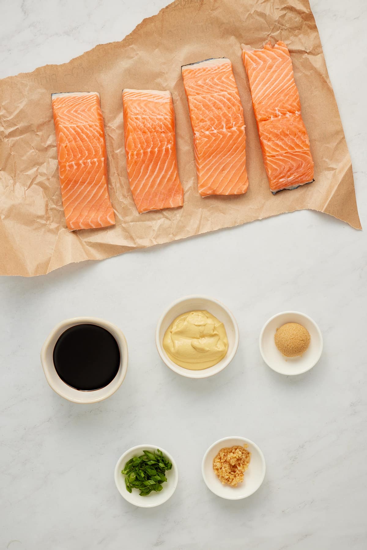 ingredients for salmon recipe