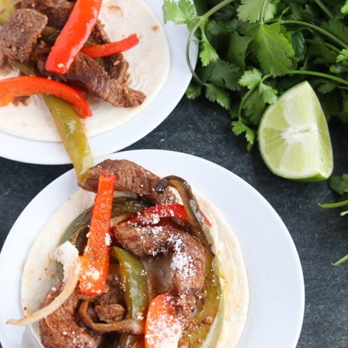 Air Fryer Steak Fajitas My Forking Life