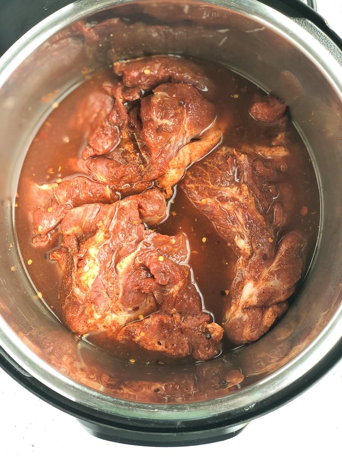 pork pieces in instant pot