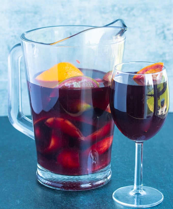 Personalized Glass Sangria Drink Pitchers