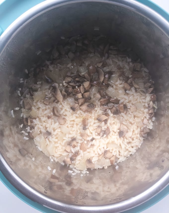 instant pot risotto in instant pot