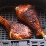 roasted turkey legs in air fryer basket