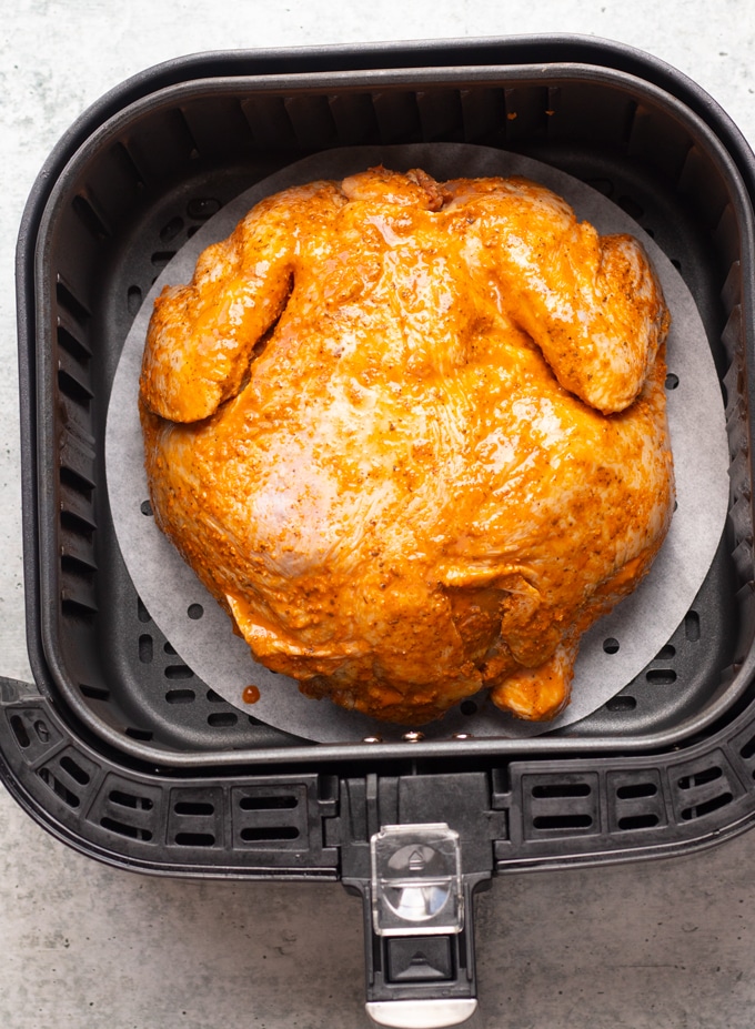 Whole Chicken in the Air Fryer – Brathendl in Luftfritteuse