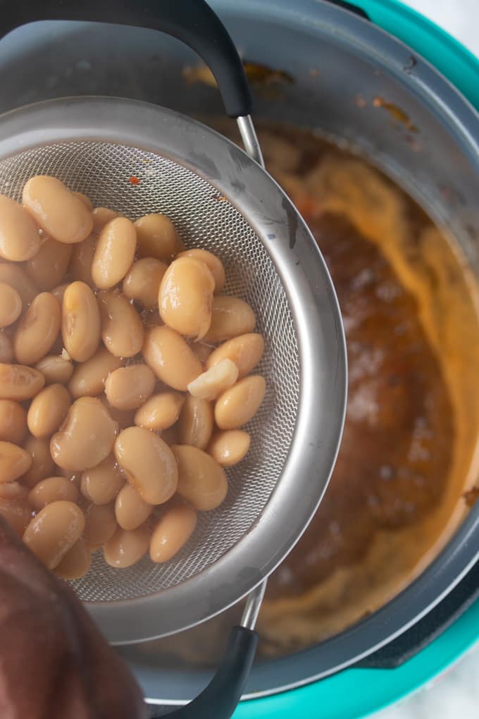 butter beans over instant pot