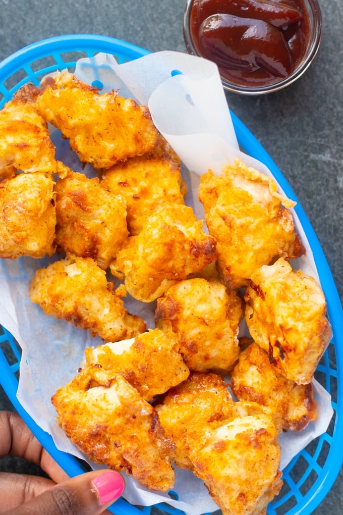 Homemade Air Fryer Chicken Nuggets - Cooking For My Soul