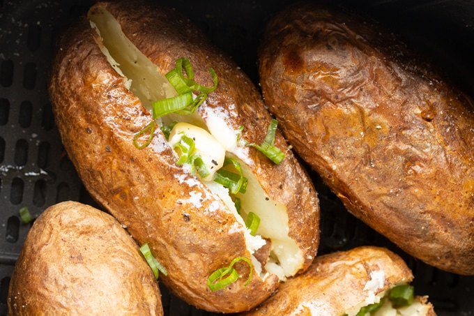 Air Fryer Baked Potatoes - Know Your Produce