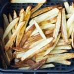 cooked air fryer fries