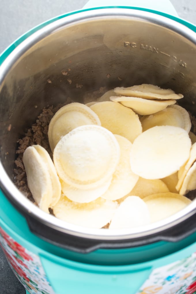 frozen ravioli in instant pit