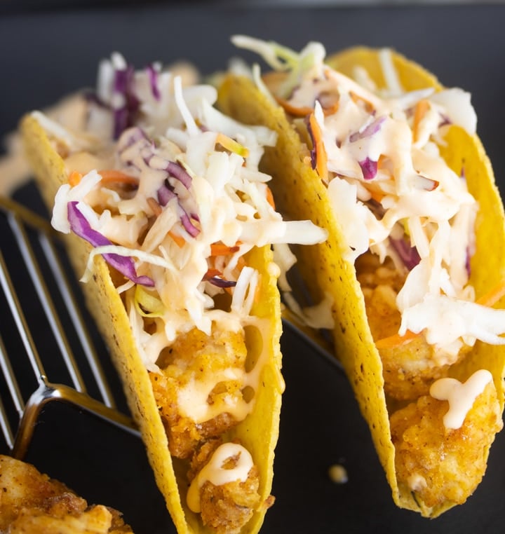 Fried Chicken Tacos (Air Fryer)