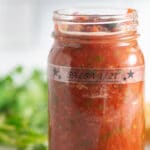 salsa in jar