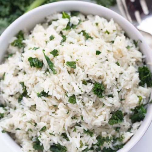 Easy Flavorful Kale Rice My Forking Life