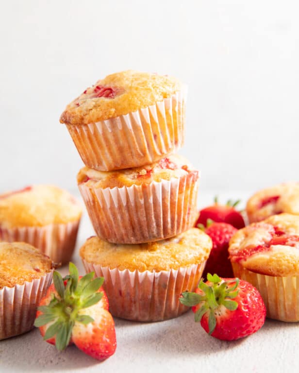 Easy Strawberry Muffins My Forking Life