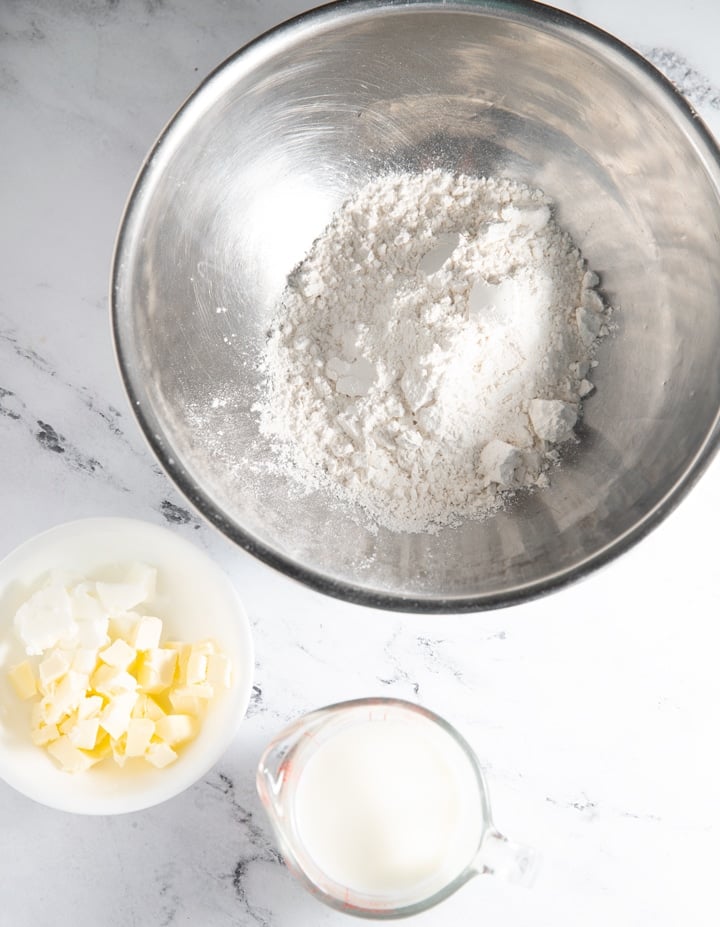 ingredients for biscuits