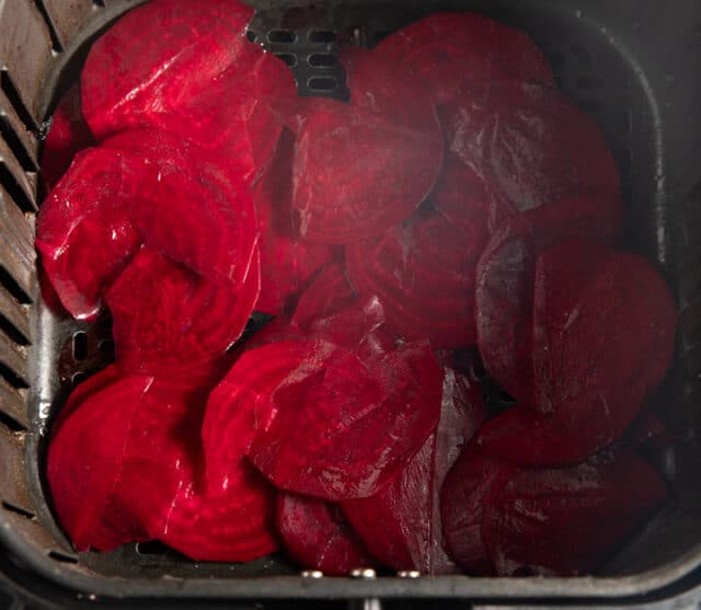 Crispy Air Fryer Beet Chips My Forking Life