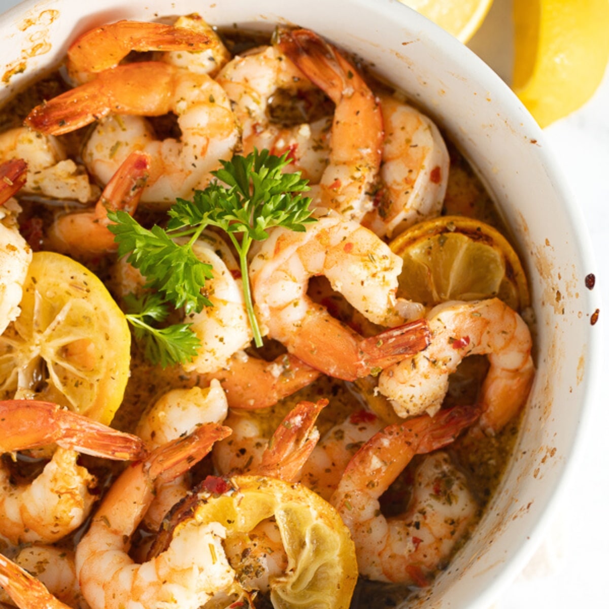 Air Fryer Lemon Garlic Shrimp - Relish