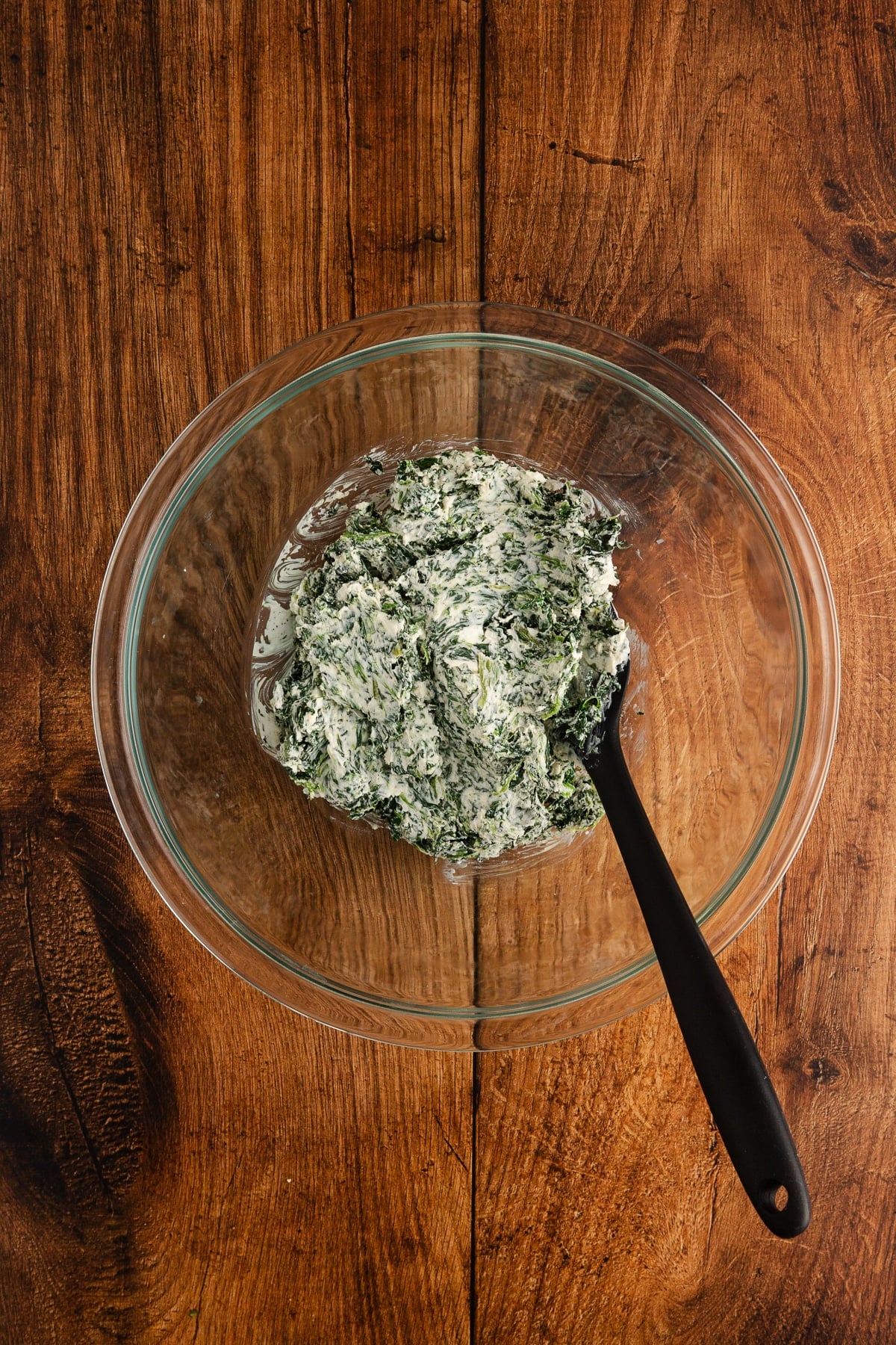 spinach mixture in bowl